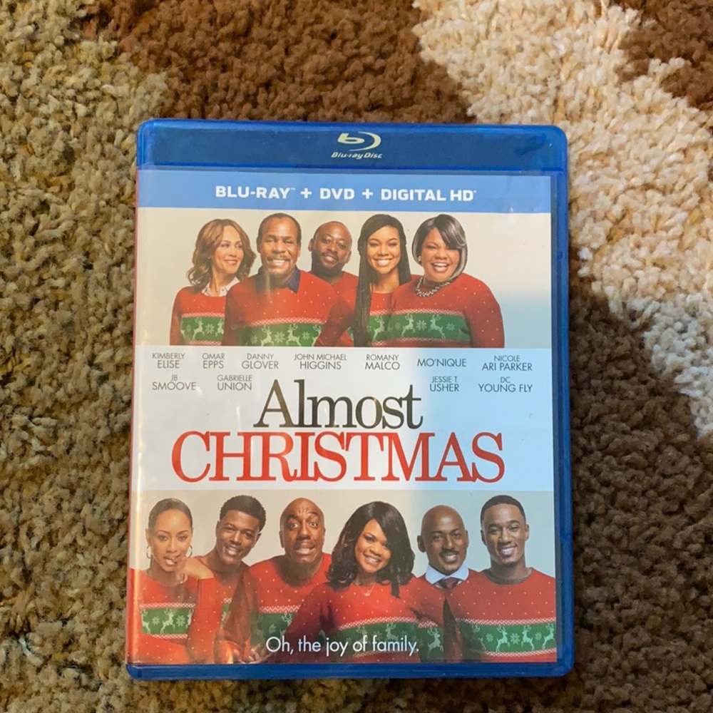 Never used Almost Christmas Blu-Ray + DVD